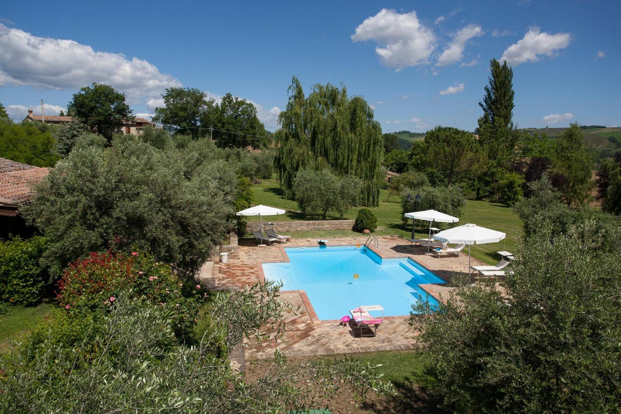 Agriturismo Tre Querce Penna San Giovanni Bagian luar foto